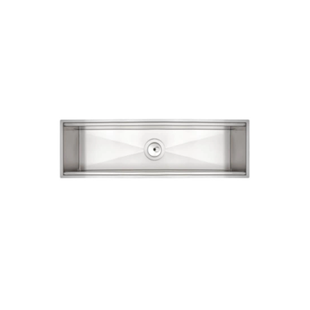 Canal Organizador Em Inox Tramontina Para Sobrepor Com Acabamento Acetinado 60x18 Cm Canal Organizador Em Inox Tramontina Para Sobrepor Com Acabamento Acetinado 60x18 Cm