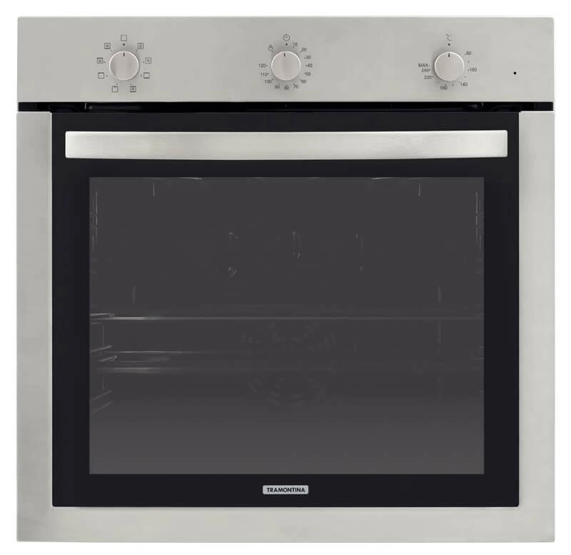 Forno De Embutir Eletrico Tramontina Inox Cook 60 F7 73 Litros 220 V Forno De Embutir Eletrico Tramontina Inox Cook 60 F7 73 Litros 220 V