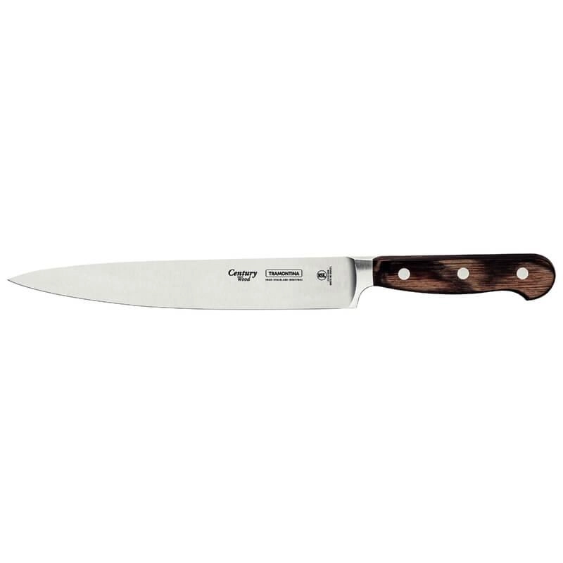 Faca Utility Tramontina 8" Century Wood Castanho Faca Utility Tramontina 8" Century Wood Castanho