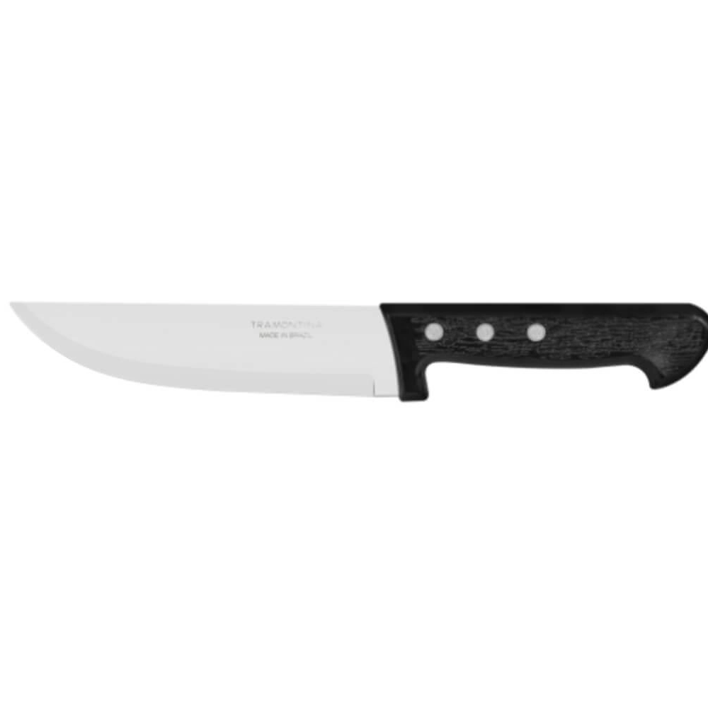 Faca Tramontina Plenus 6" Com Cabo Polipropileno Preto Faca Tramontina Plenus 6" Com Cabo Polipropileno Preto