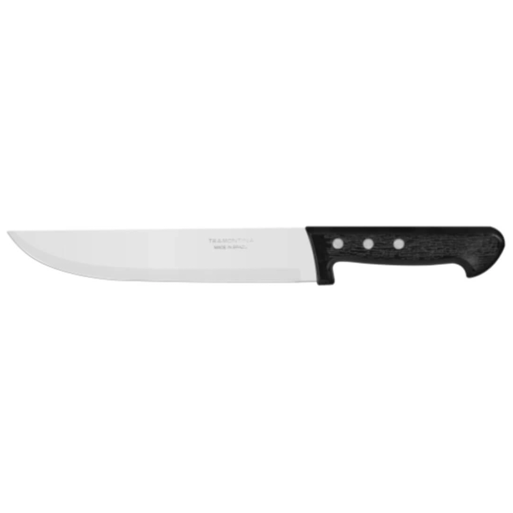 Faca Tramontina Plenus 8" Com Cabo Polipropileno Preto Faca Tramontina Plenus 8" Com Cabo Polipropileno Preto