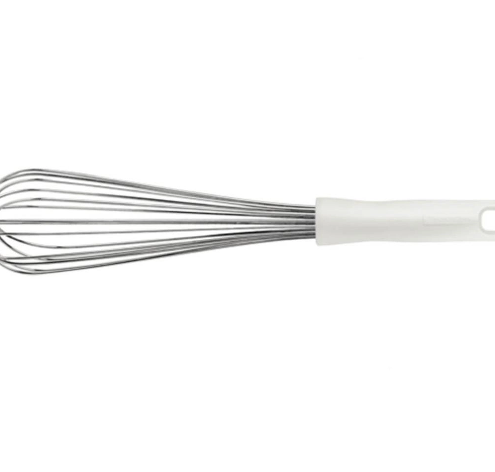 Batedor Manual Tramontina Profissional Em Aço Inox Com Cabo Em Polipropileno Branco 35 Cm