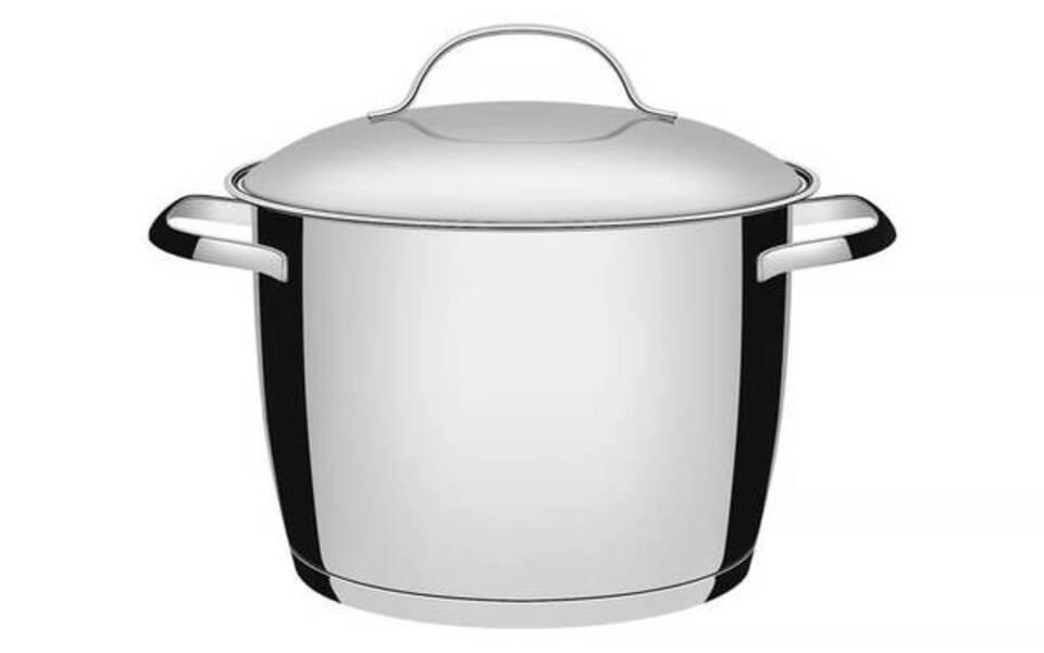 Caldeirão 24cm Tramontina Allegra Em Aço Inox Caldeirão 24cm Tramontina Allegra Em Aço Inox