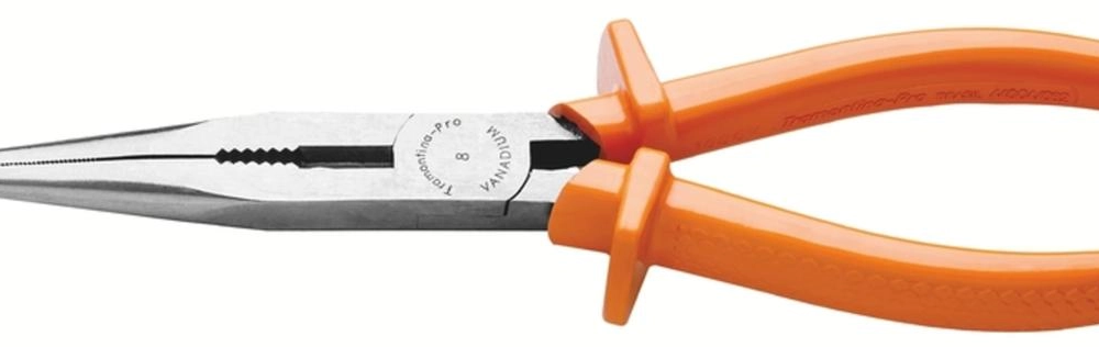 Alicate Meia Cana - Bico Longo Reto Isolado 1.000 V 8" Tramontina PRO