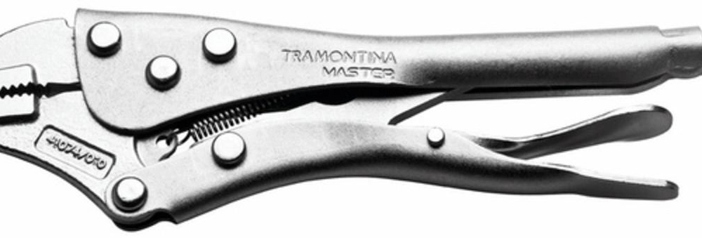 Alicate De Pressão Tramontina Master 10" Com Mordente Reto