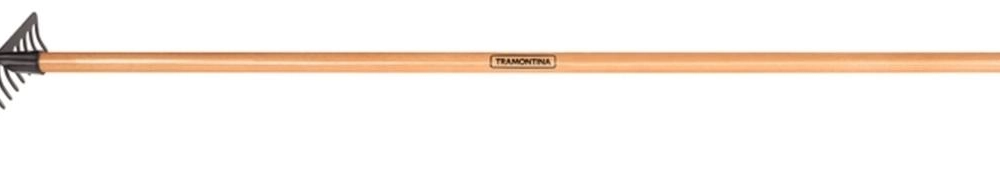 Ancinho Curvo Tramontina Metálico Pesado 14 Dentes Com Cabo De Madeira 145cm Ancinho Curvo Tramontina Metálico Pesado 14 Dentes Com Cabo De Madeira 145cm