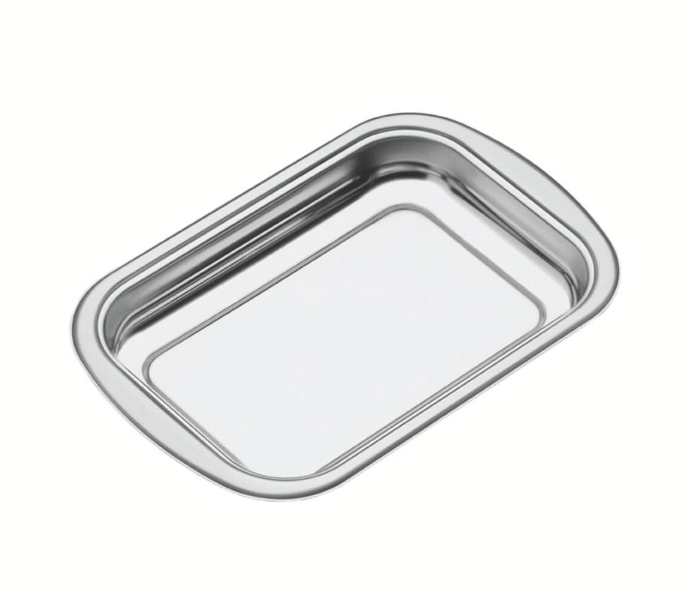 Assadeira Retangular Tramontina Cosmos 30cm Em Aço Inox Assadeira Retangular Tramontina Cosmos 30cm Em Aço Inox