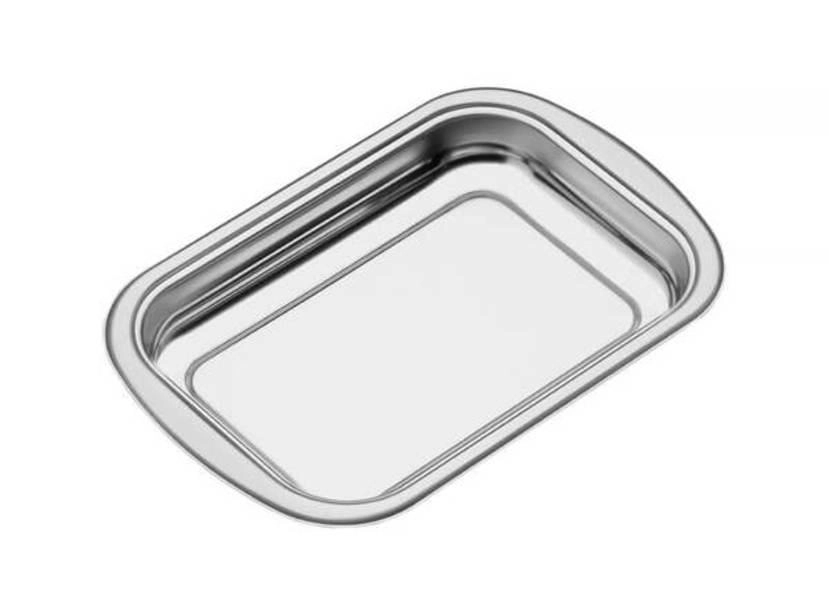 Assadeira Retangular Tramontina Cosmos 39cm Em Aço Inox Assadeira Retangular Tramontina Cosmos 39cm Em Aço Inox