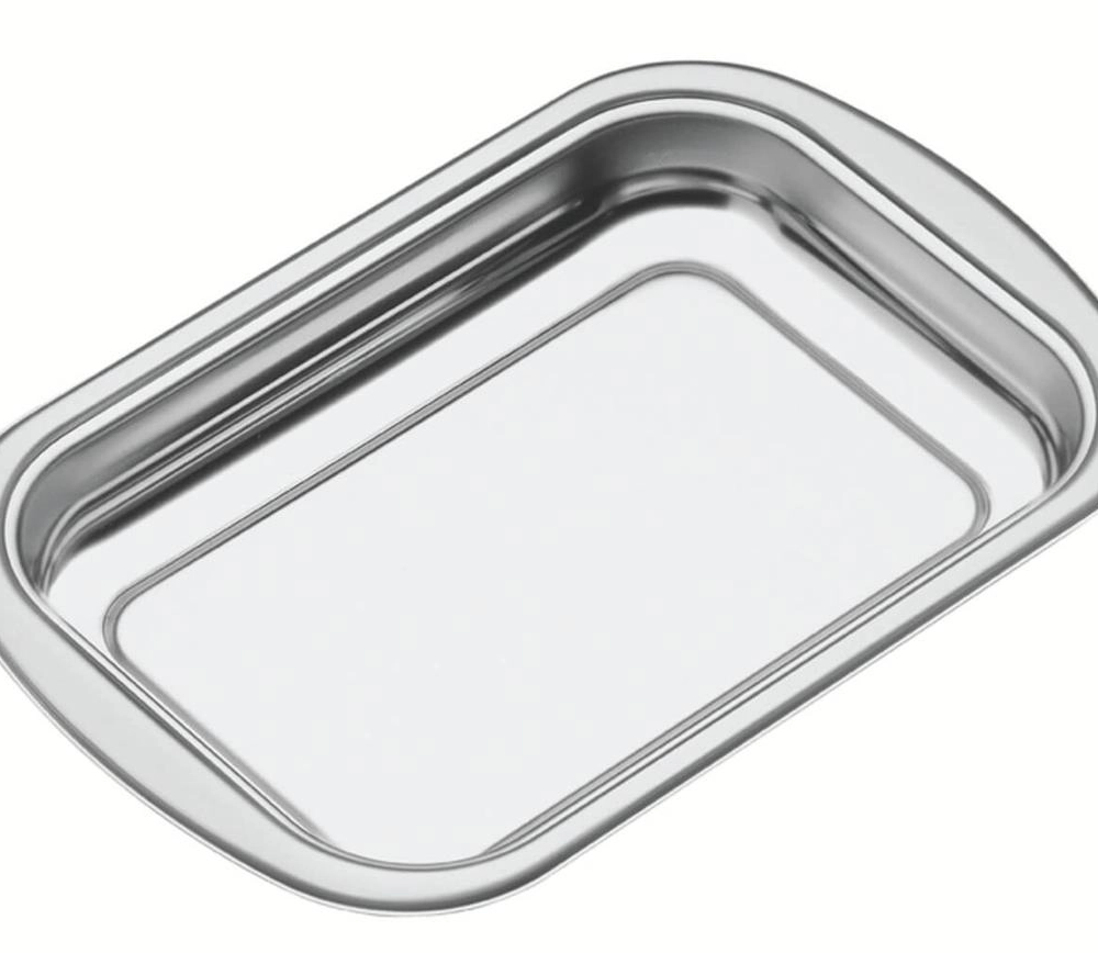 Assadeira Tramontina Cosmos Retangular 52cm Aço Inox Para Cozinha Profissional