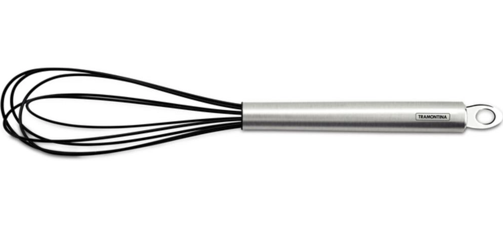 Batedor Tramontina Apreciatta Em Silicone Com Cabo Inox Satinado Batedor Tramontina Apreciatta Em Silicone Com Cabo Inox Satinado