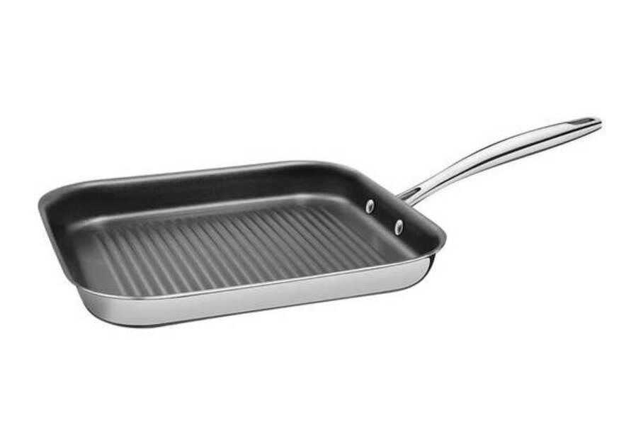 Bistequeira Tramontina Grano 28cm Em Inox E Revestimento Interno Antiaderente