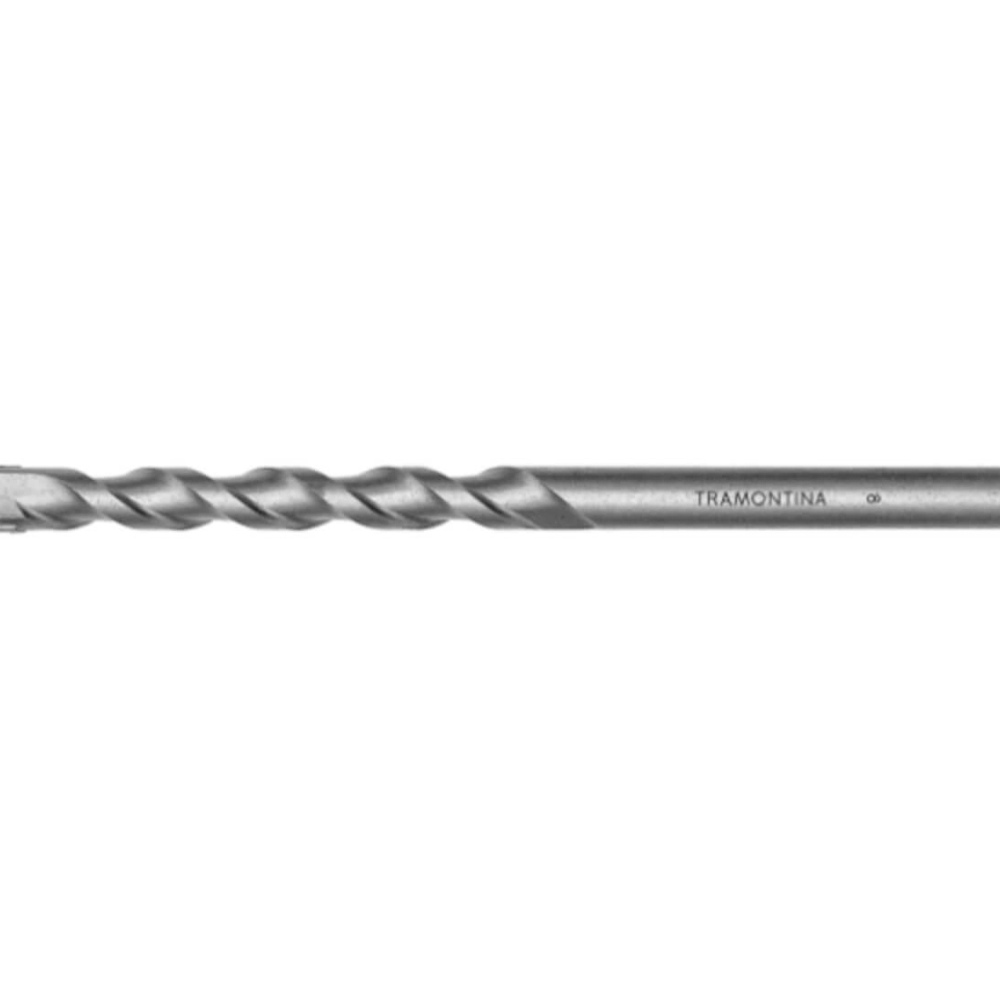 Broca Para Concreto 9,5x120 Mm 3/8" Tramontina Maaster Em Aço Com Acabamento Jateado DIN 8039 Broca Para Concreto 9,5x120 Mm 3/8" Tramontina Maaster Em Aço Com Acabamento Jateado DIN 8039