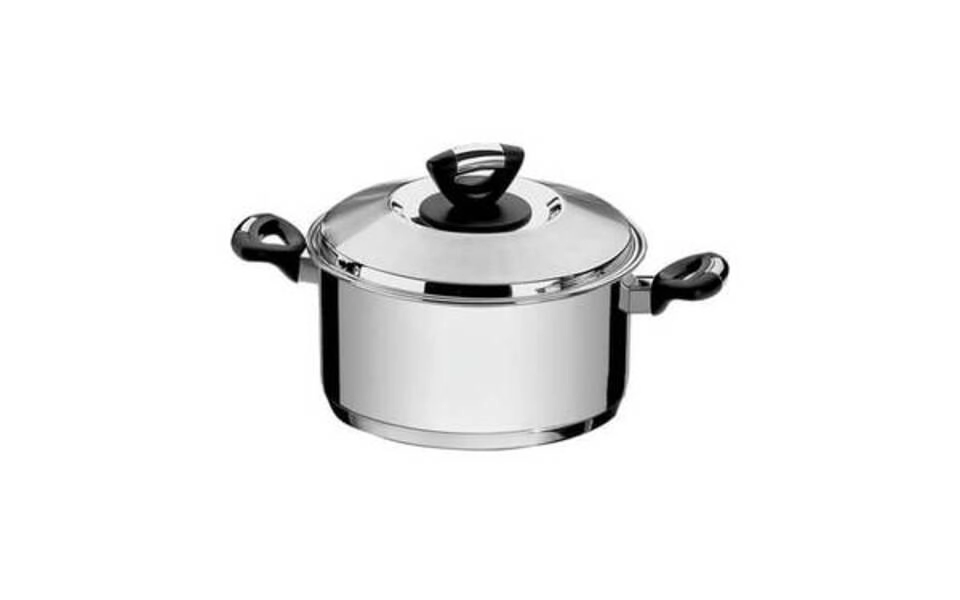 Caçarola Funda Tramontina Solar Baquelite Aço Inox 16cm Caçarola Funda Tramontina Solar Baquelite Aço Inox 16cm