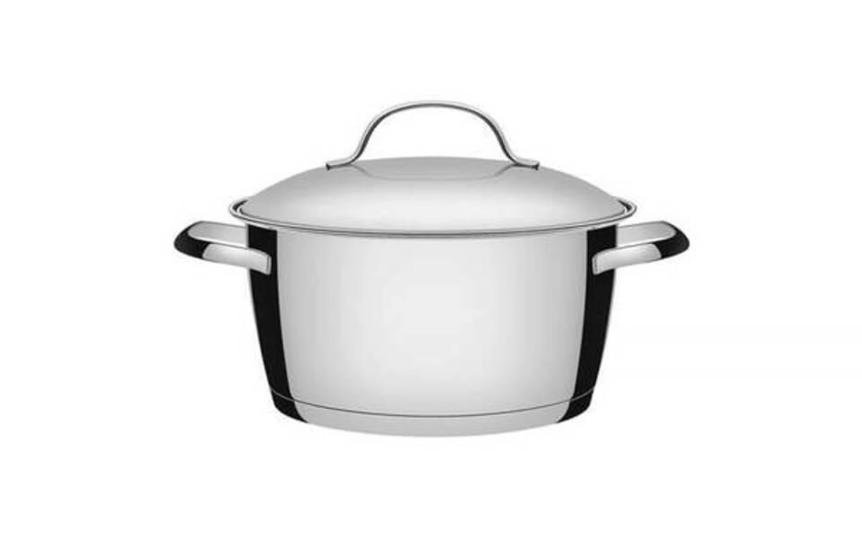 Caçarola Funda 20cm Tramontina Allegra Em Aço Inox Caçarola Funda 20cm Tramontina Allegra Em Aço Inox