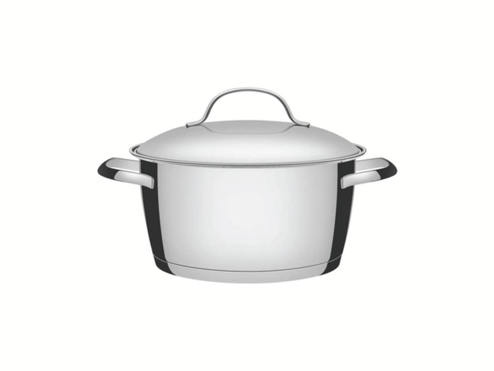 Caçarola Tramontina Allegra 20cm Em Aço Inox