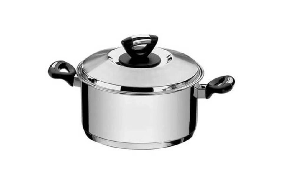 Caçarola Funda Tramontina Solar Baquelite Aço Inox 20cm Caçarola Funda Tramontina Solar Baquelite Aço Inox 20cm
