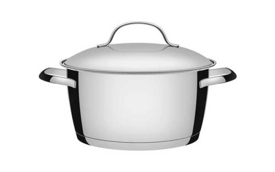 Caçarola Funda 24cm Tramontina Allegra Em Aço Inox Caçarola Funda 24cm Tramontina Allegra Em Aço Inox