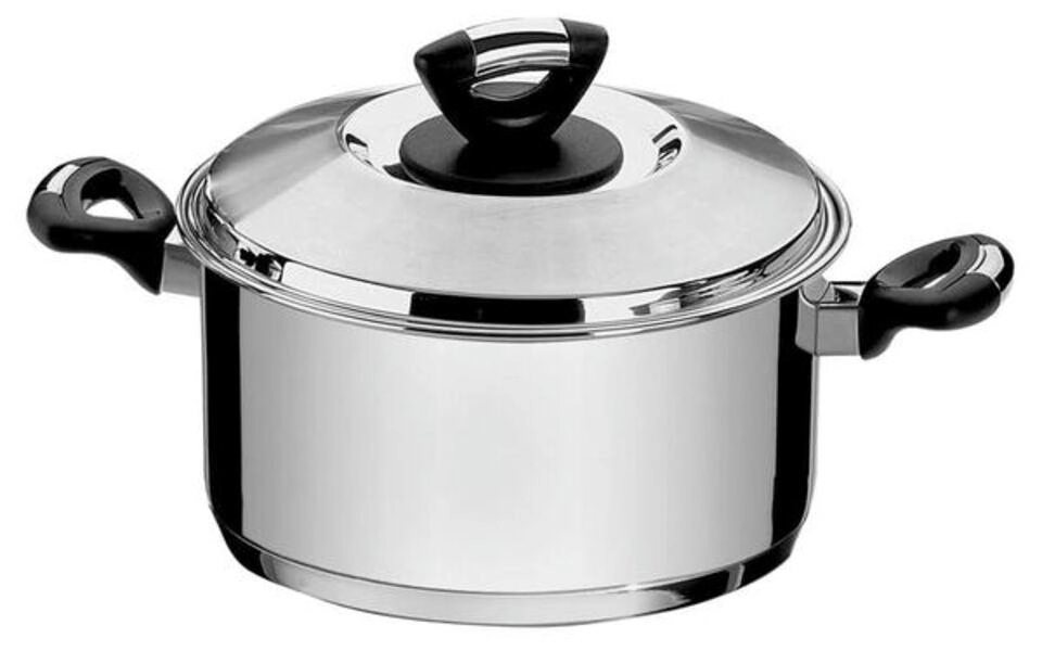 Caçarola Funda Tramontina Solar Baquelite Aço Inox 28cm
