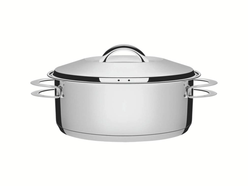 Caçarola Rasa Tramontina Solar 20cm Em Aço Inox Caçarola Rasa Tramontina Solar 20cm Em Aço Inox