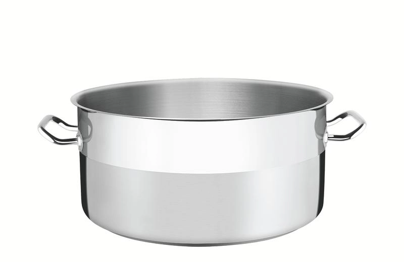 Caçarola Rasa Tramontina Professional Aço Inox Sem Tampa 36cm Caçarola Rasa Tramontina Professional Aço Inox Sem Tampa 36cm