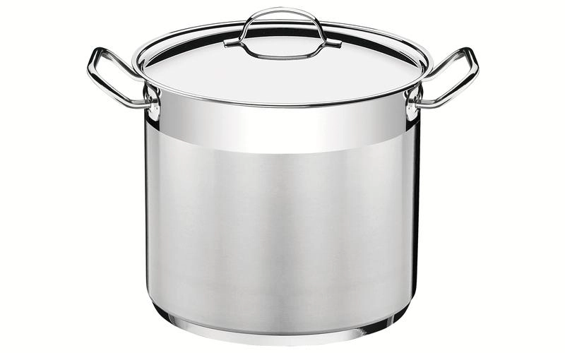 Caldeirão Tramontina Professional Aço Inox Com Tampa 30cm Caldeirão Tramontina Professional Aço Inox Com Tampa 30cm