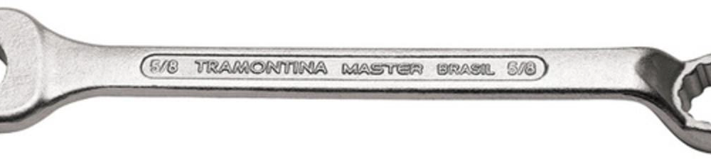 Chave Combinada Tramontina Master 1.1/4" Com Pescoço Com Corpo Forjado Em Aço Especial Cromado Chave Combinada Tramontina Master 1.1/4" Com Pescoço Com Corpo Forjado Em Aço Especial Cromado