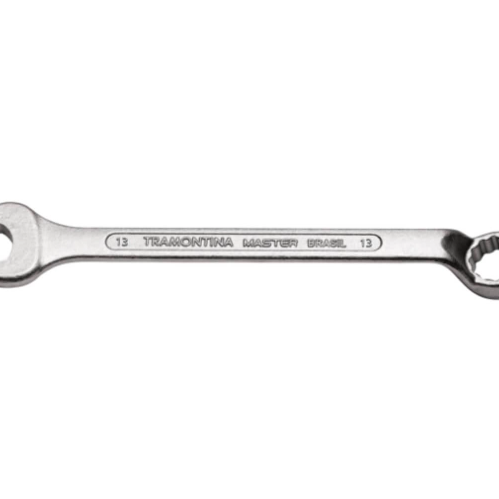 Chave Combinada Tramontina Master 13mm Com Pescoço Com Corpo Forjado Em Aço Especial Cromado