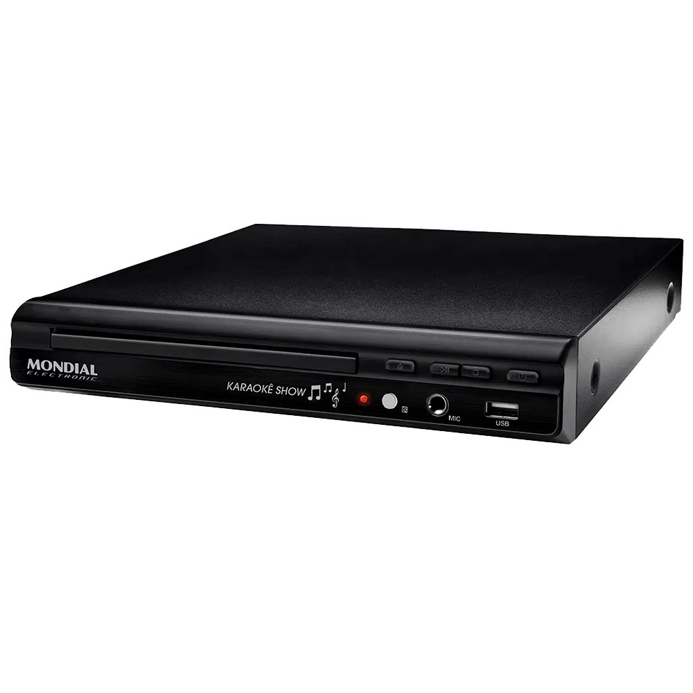 DVD Player Mondial Karaokê USB II Bivolt - D-20 DVD Player Mondial Karaokê USB II Bivolt - D-20