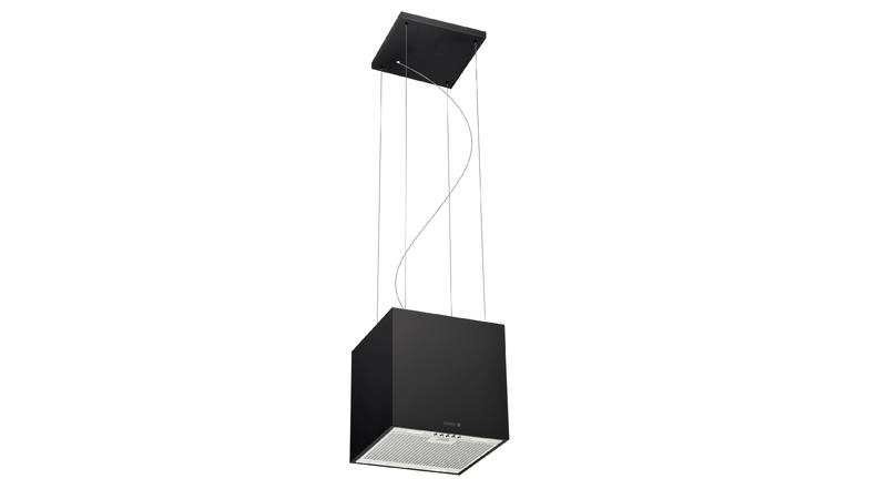 Coifa De Ilha Tramontina Cube Isla 40 Silent TSmart 220 V Aço Inox Com Acabamento Black Steel Coifa De Ilha Tramontina Cube Isla 40 Silent TSmart 220 V Aço Inox Com Acabamento Black Steel
