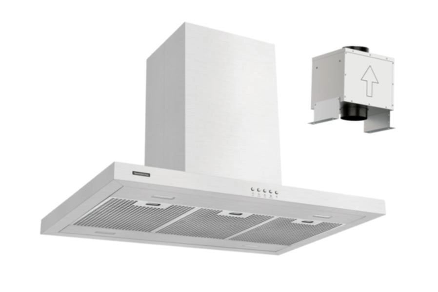 Coifa De Ilha Tramontina Dritta Isla Split 90cm 220 V Em Aço Inox Coifa De Ilha Tramontina Dritta Isla Split 90cm 220 V Em Aço Inox