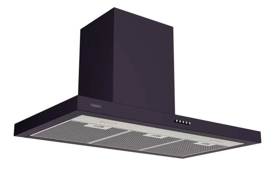 Coifa De Parede Tramontina Dritta Wall Black 220 V 90cm Aço Inox Com Pintura Preta Coifa De Parede Tramontina Dritta Wall Black 220 V 90cm Aço Inox Com Pintura Preta