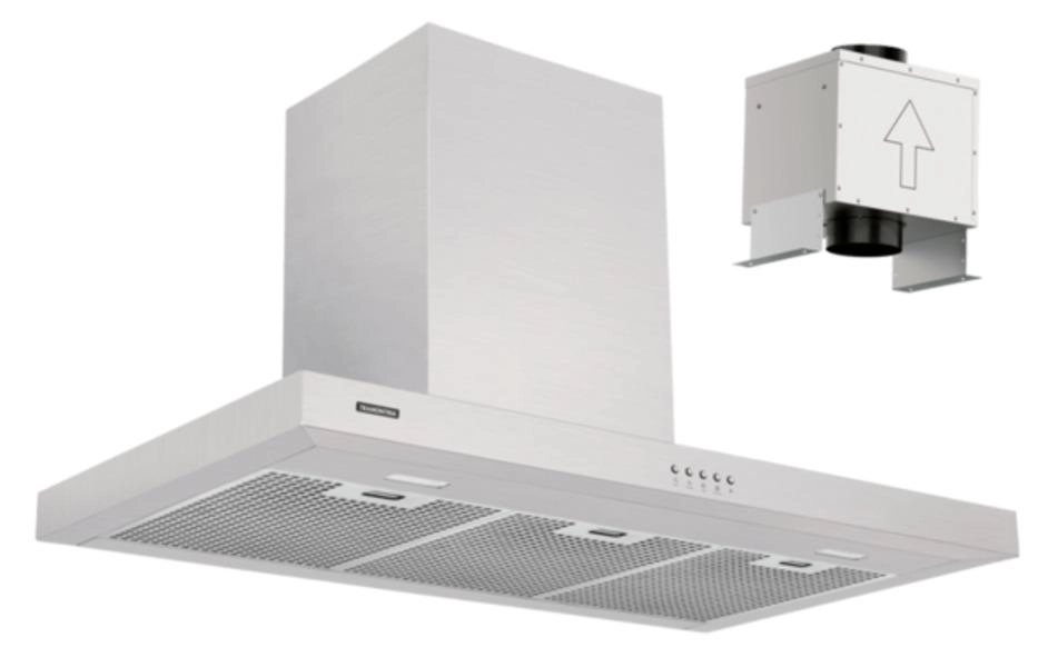 Coifa De Parede Tramontina Dritta Wall Split 220 V Aço Inox 90cm