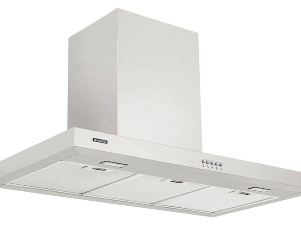 Coifa De Parede Tramontina New Dritta Wall Em Aço Inox 90cm 220 V Coifa De Parede Tramontina New Dritta Wall Em Aço Inox 90cm 220 V
