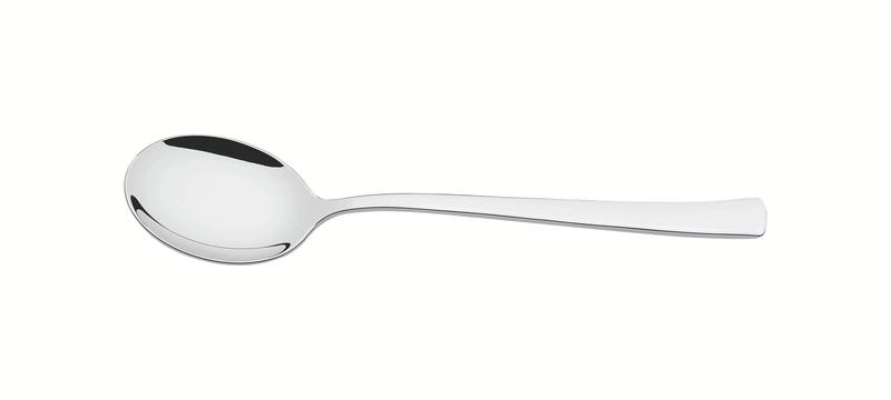 Colher De Mesa Tramontina Berlin Brilho Em Aço Inox Colher De Mesa Tramontina Berlin Brilho Em Aço Inox