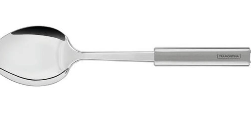 Colher Para Arroz Tramontina Marffim Em Aço Inox