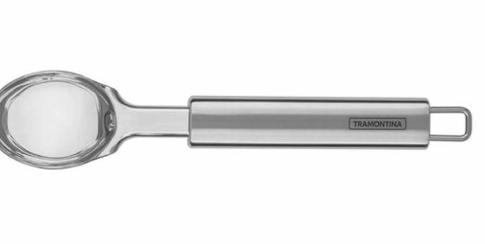 Colher Para Sorvete Tramontina Marffim Em Aço Inox Colher Para Sorvete Tramontina Marffim Em Aço Inox