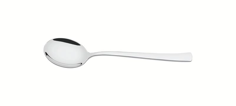 Colher Para Sobremesa Tramontina Berlin Brilho Em Aço Inox Colher Para Sobremesa Tramontina Berlin Brilho Em Aço Inox