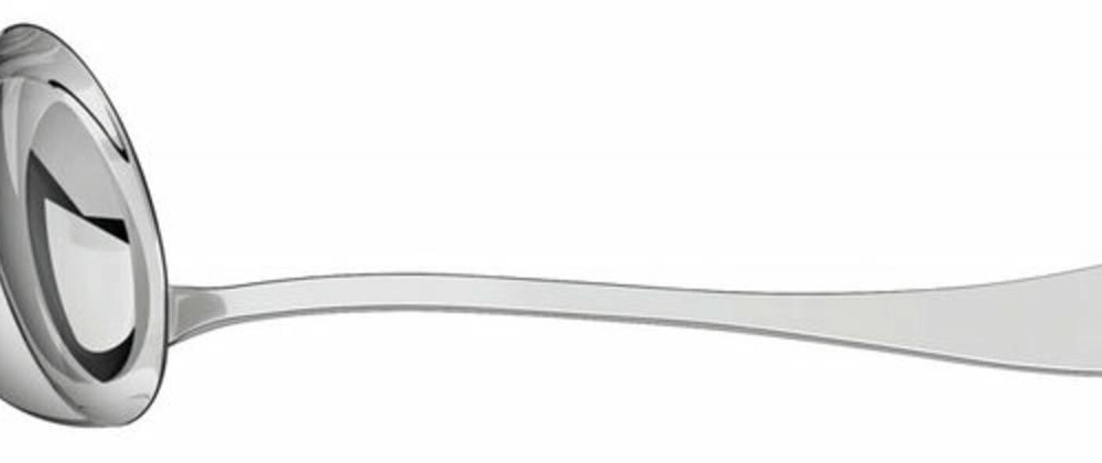 Concha Para Terrina Tramontina Zurique Em Aço Inox Concha Para Terrina Tramontina Zurique Em Aço Inox