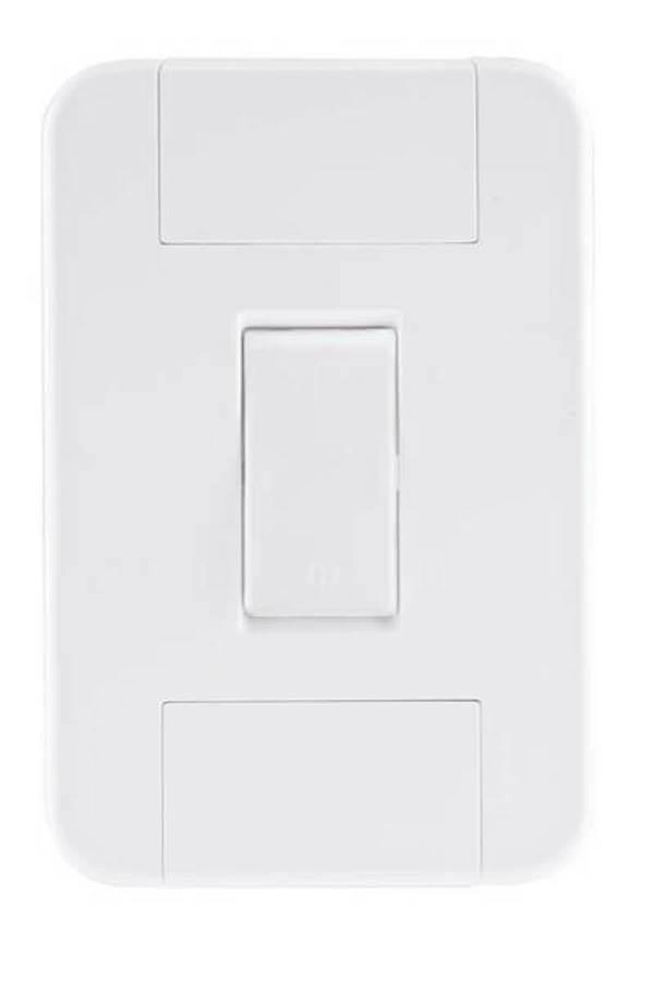 Conjunto 4x2 1 Interruptor Bipolar Simples 10 A 250 V Tramontina Tablet Branco