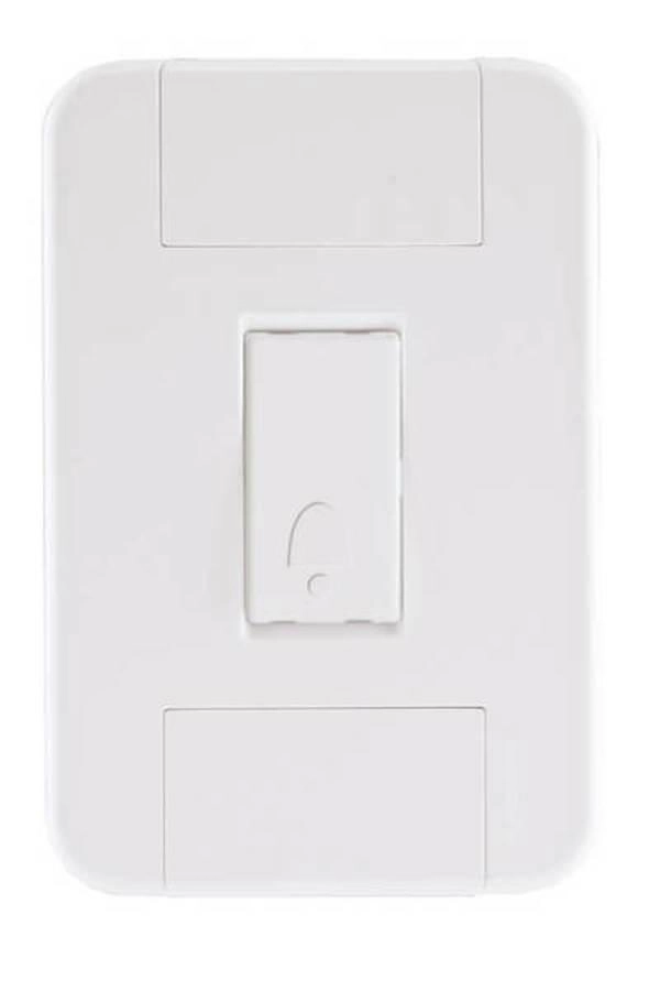 Conjunto 4x2 1 Pulsador Campainha 10 A 250 V Tramontina Tablet Branco