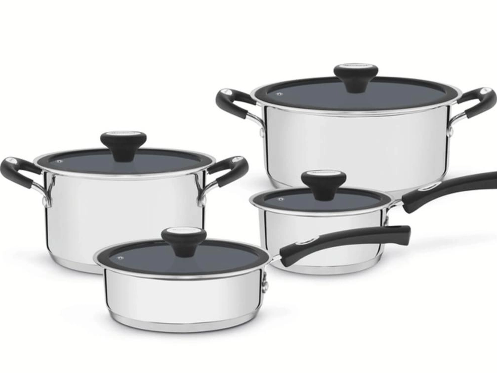 Jogo De Panelas Tramontina Solar Ceramic Inox Com Revestimento Cerâmico Grafite 4 Peças Jogo De Panelas Tramontina Solar Ceramic Inox Com Revestimento Cerâmico Grafite 4 Peças