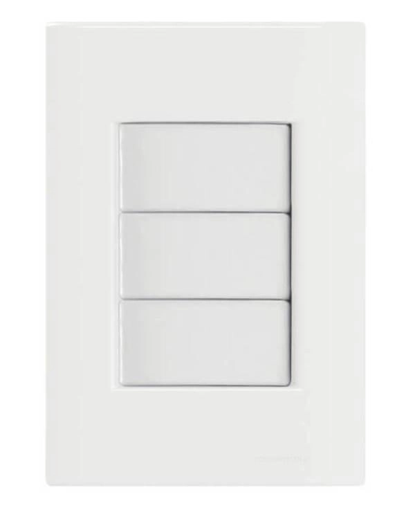Conjunto 4x2 Cego Tramontina Giz Branco
