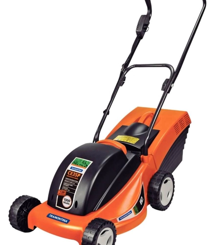 Cortador De Grama Elétrico Tramontina CE35P Em Plástico Com Coletor Rígido 1300W 220V Cortador De Grama Elétrico Tramontina CE35P Em Plástico Com Coletor Rígido 1300W 220V