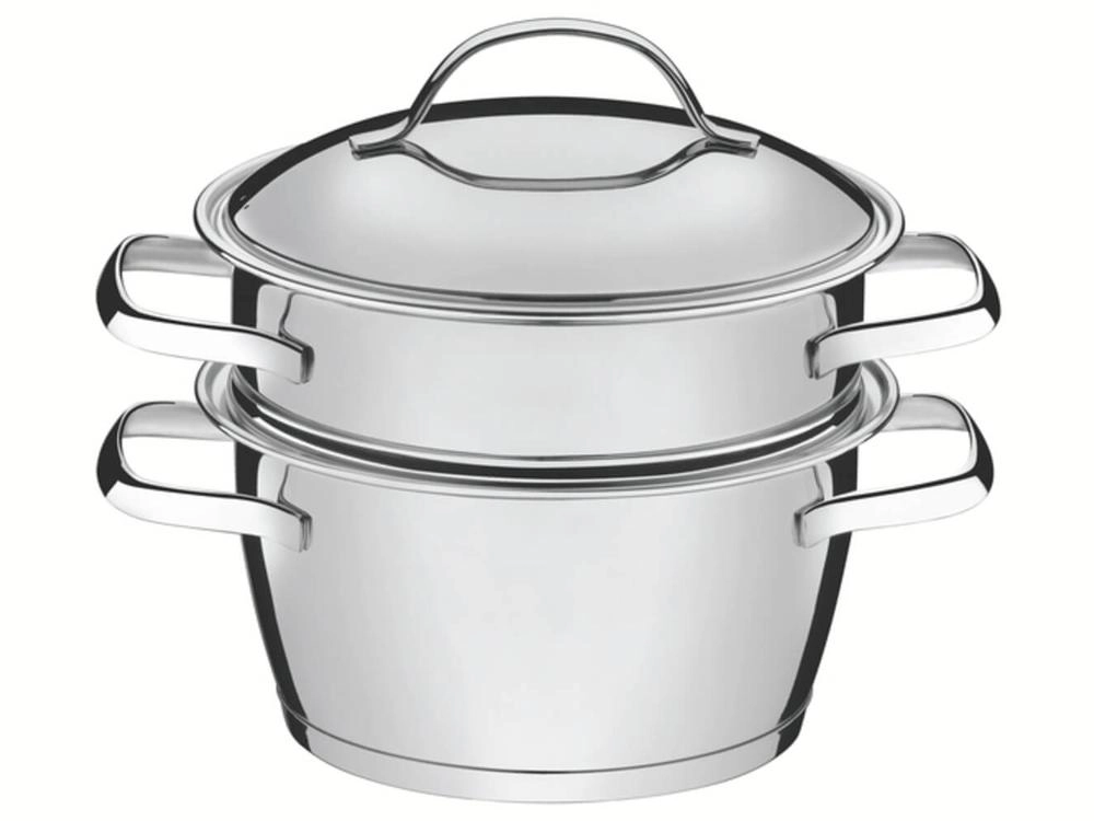 Cuscuzeira Tramontina Allegra Em Aço Inox 2 Peças Cuscuzeira Tramontina Allegra Em Aço Inox 2 Peças