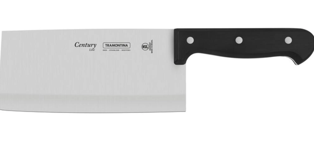 Cutelo Oriental Tramontina Century Com Lâmina Em Aço Inox E Cabo Em Policarbonato E Fibra De Vidro 7" Cutelo Oriental Tramontina Century Com Lâmina Em Aço Inox E Cabo Em Policarbonato E Fibra De Vidro 7"
