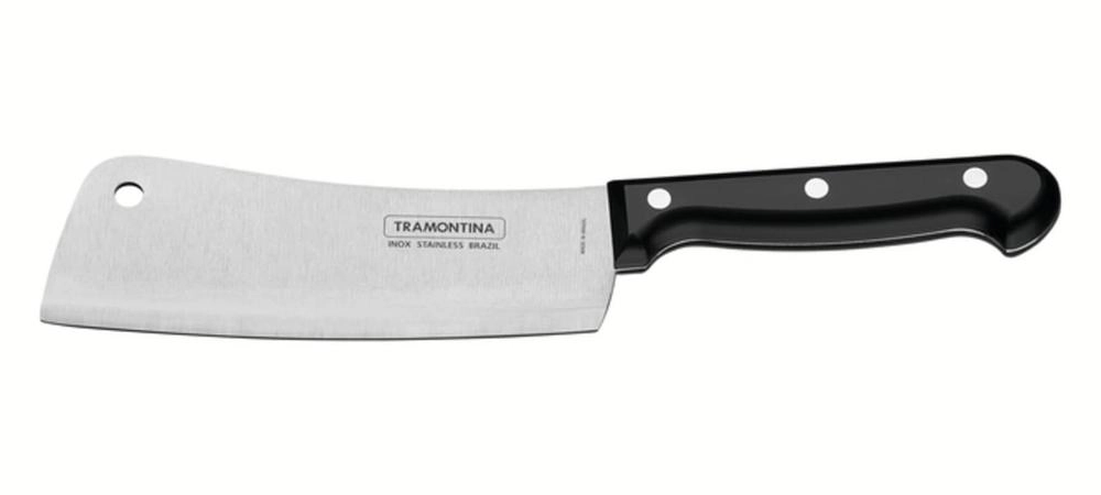 Cutelo Tramontina Ultracorte 6" Em Aço Inox Preto Cutelo Tramontina Ultracorte 6" Em Aço Inox Preto