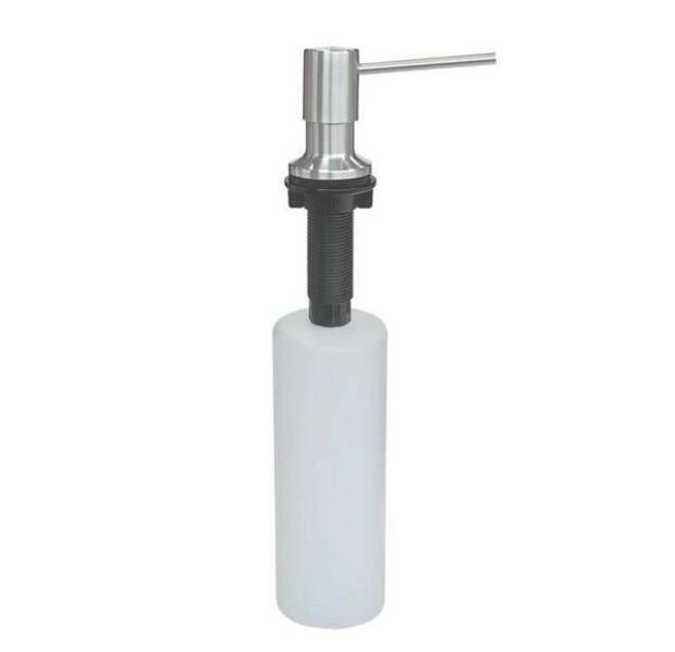 Dosador De Sabão Tramontina Em Inox Com Recipiente Plástico 500ml Dosador De Sabão Tramontina Em Inox Com Recipiente Plástico 500ml