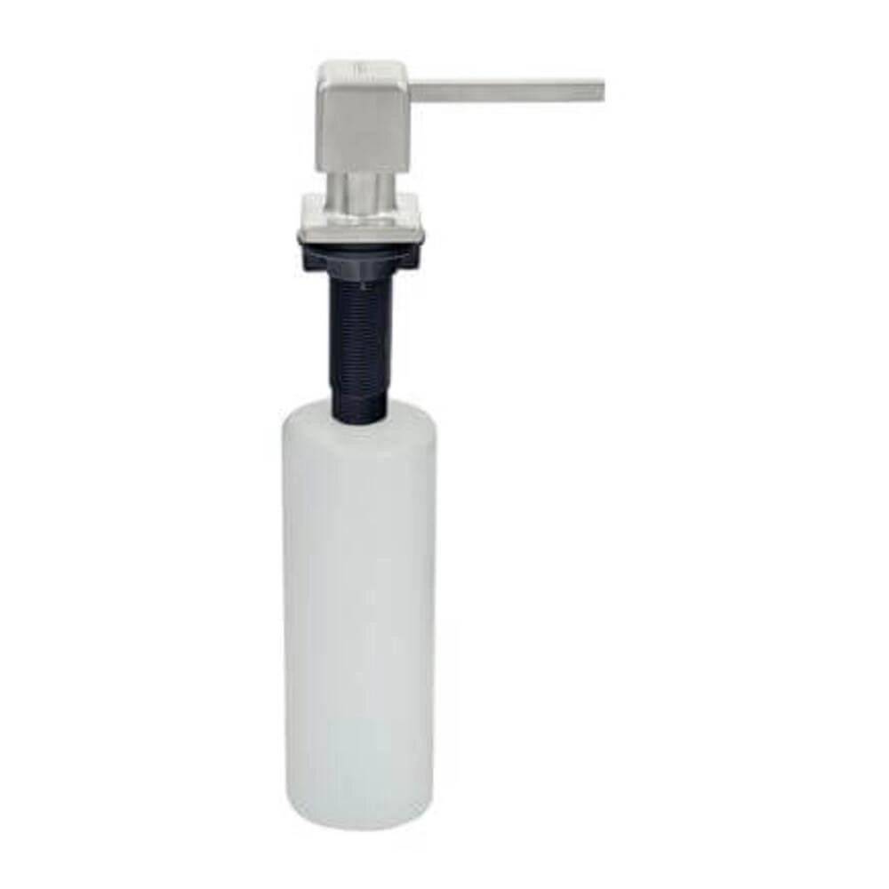 Dosador De Sabão Square Tramontina Em Inox Com Recipiente Plástico 500ml Dosador De Sabão Square Tramontina Em Inox Com Recipiente Plástico 500ml