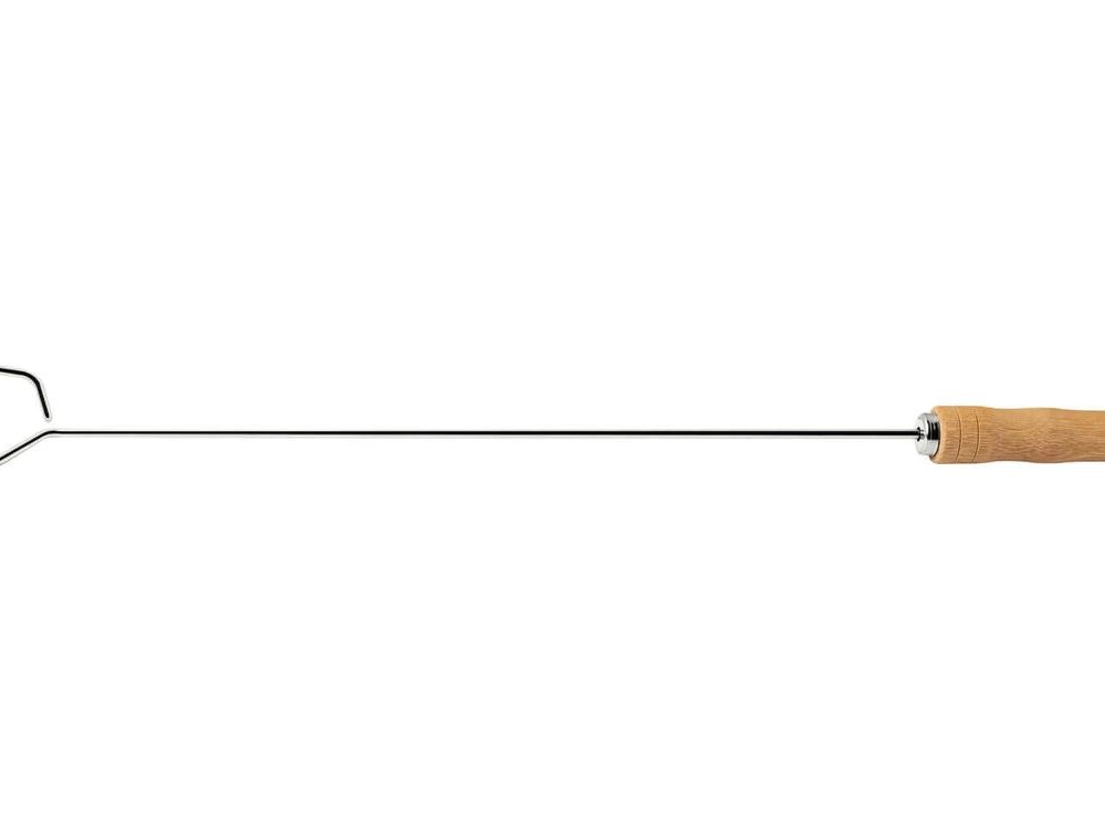 Espalhador De Brasas Tramontina Churrasco Com Lâmina Inox E Cabo De Madeira Natural 67cm Espalhador De Brasas Tramontina Churrasco Com Lâmina Inox E Cabo De Madeira Natural 67cm