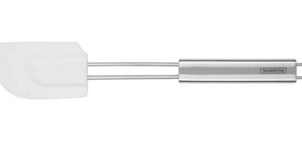 Espátula De Silicone Tramontina Marffim Em Aço Inox Espátula De Silicone Tramontina Marffim Em Aço Inox